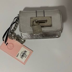 Juicy Couture silver mini wallet